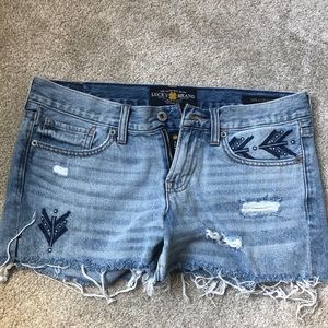 Lucky brand cut off shorts